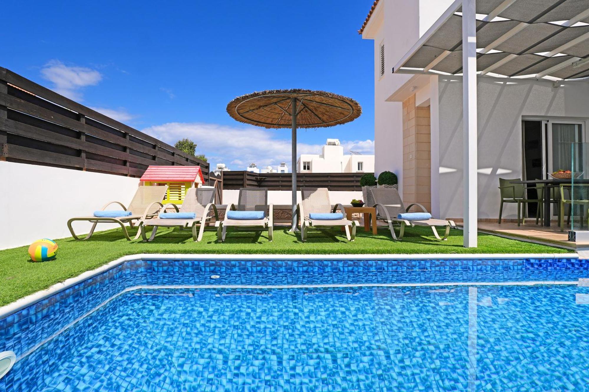 Villa White Star - 100M From Serena Beach Protaras Exterior photo